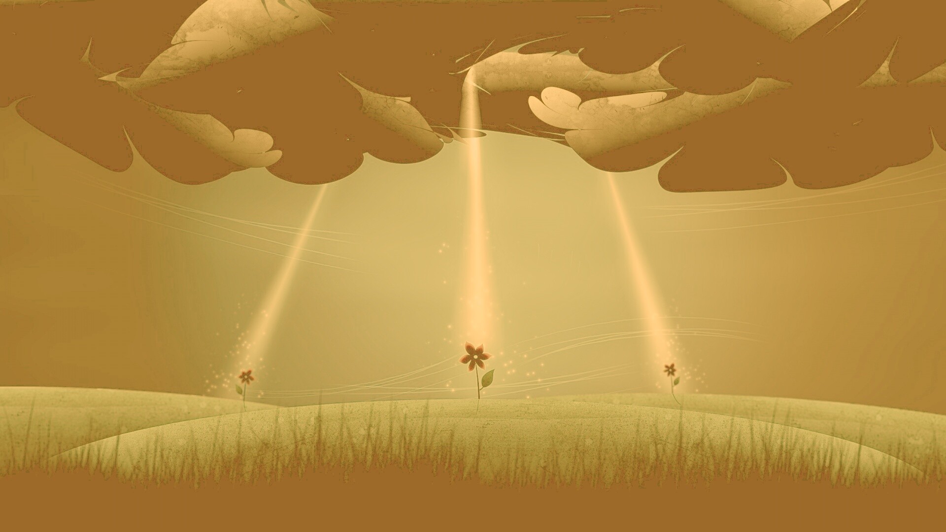 Свет для цветов обои