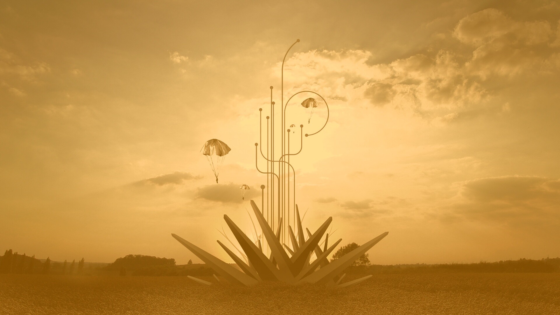 Абстрактный взрыв в настоящем мире обои