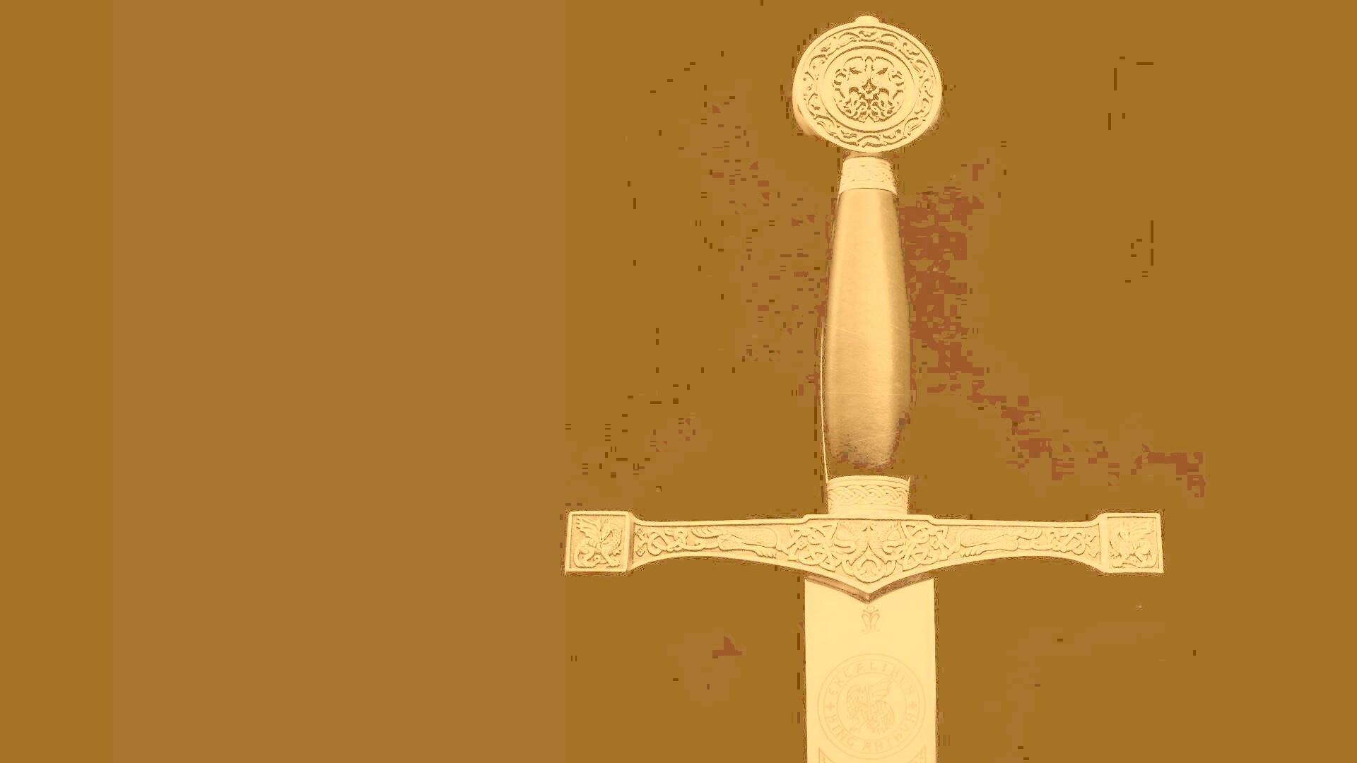 Гарда и эфес средневекового меча обои