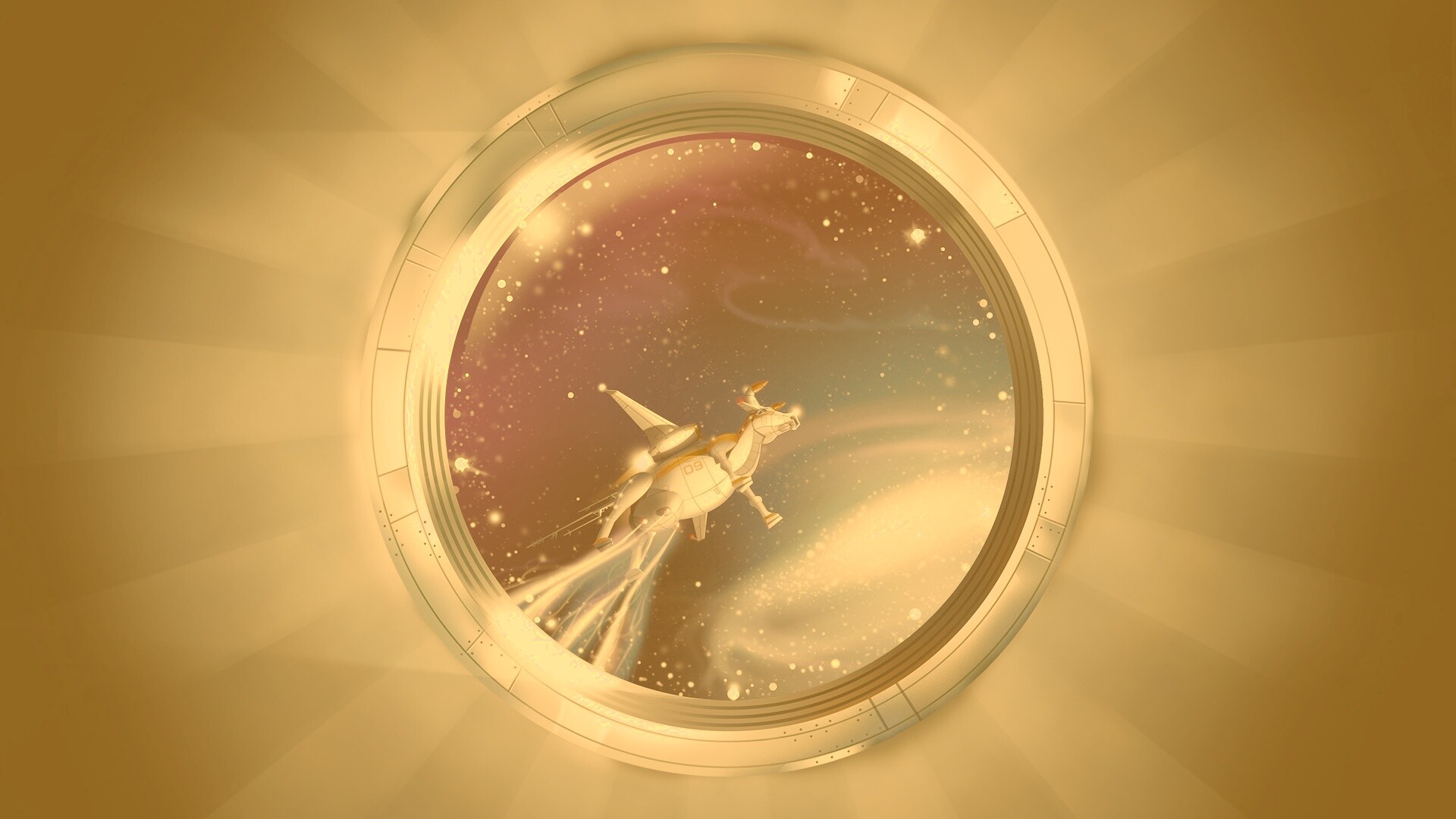 Космическая корова обои