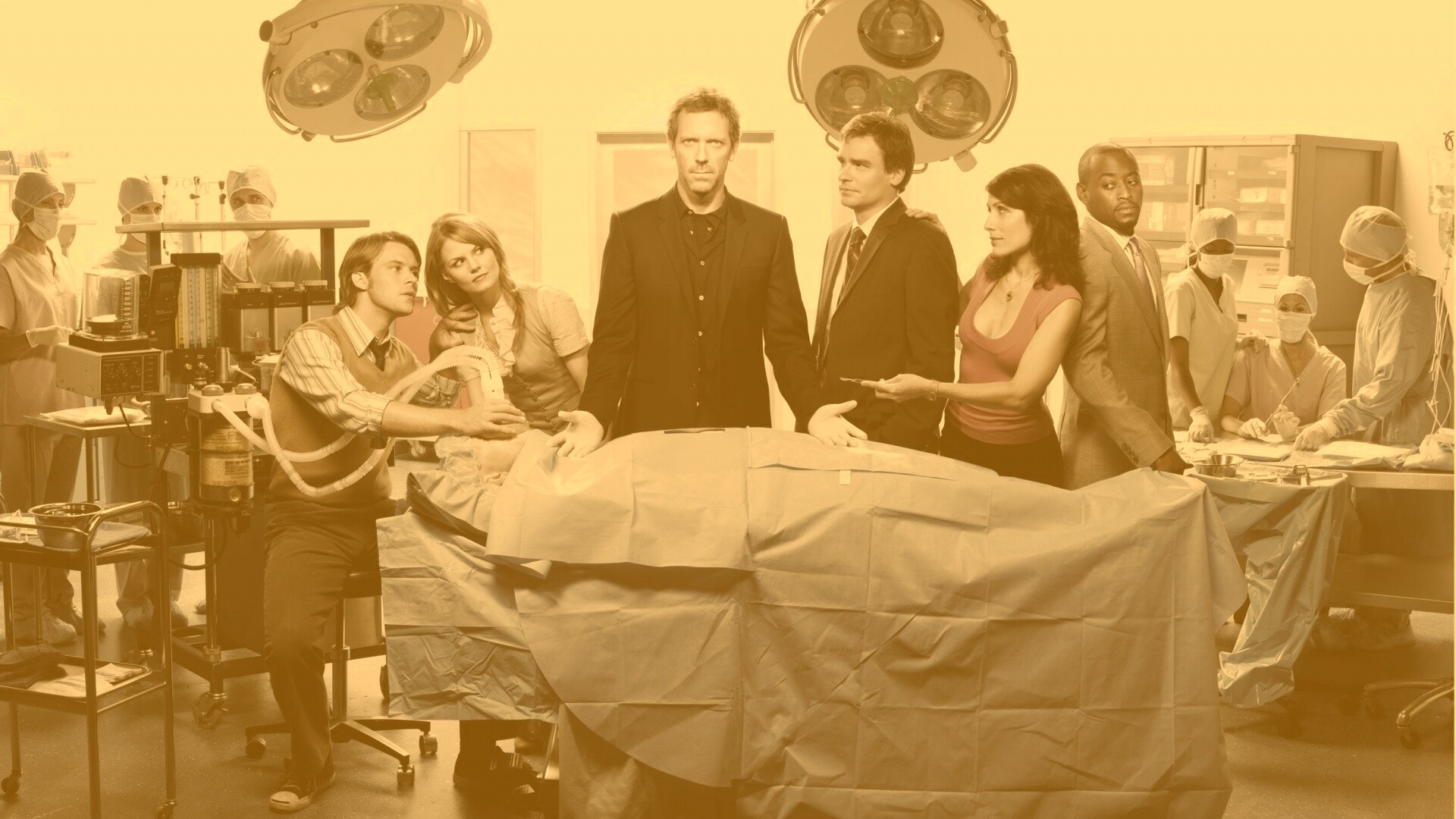 Герои сериала "Доктор Хаус" обои