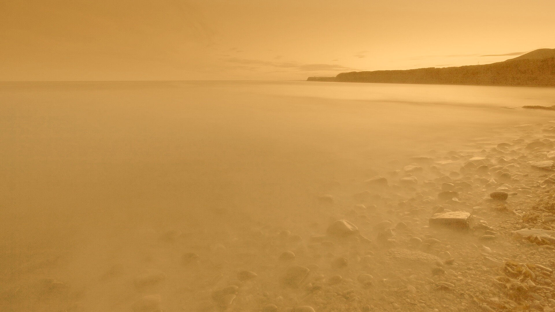 Последние лучи солнца обои