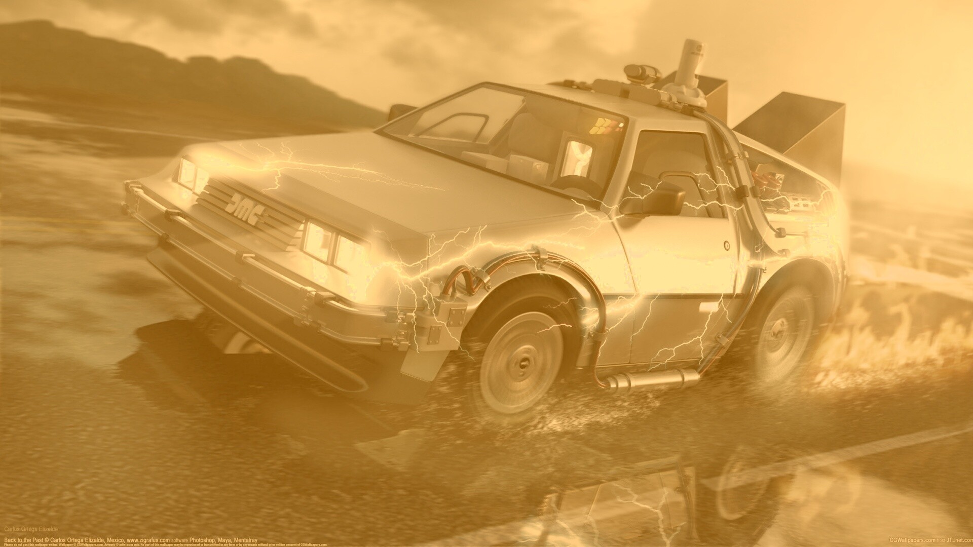 Машина времени обои