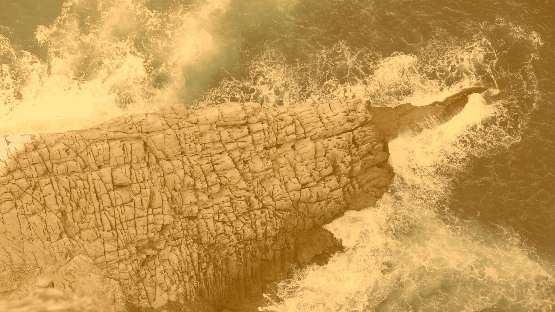 Водораздел в море обои