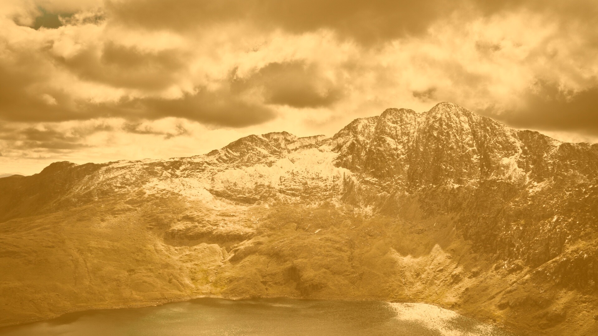 Вид на горы обои