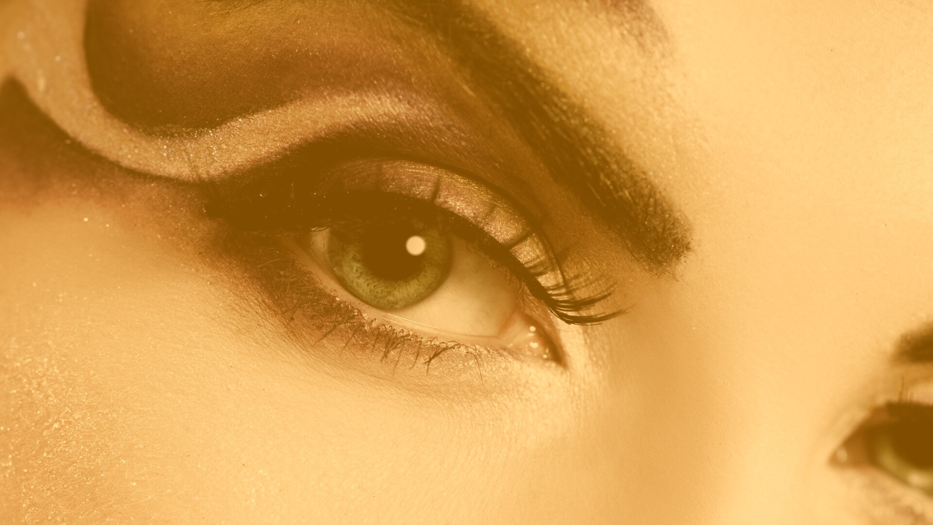 Красивый макияж для глаз обои