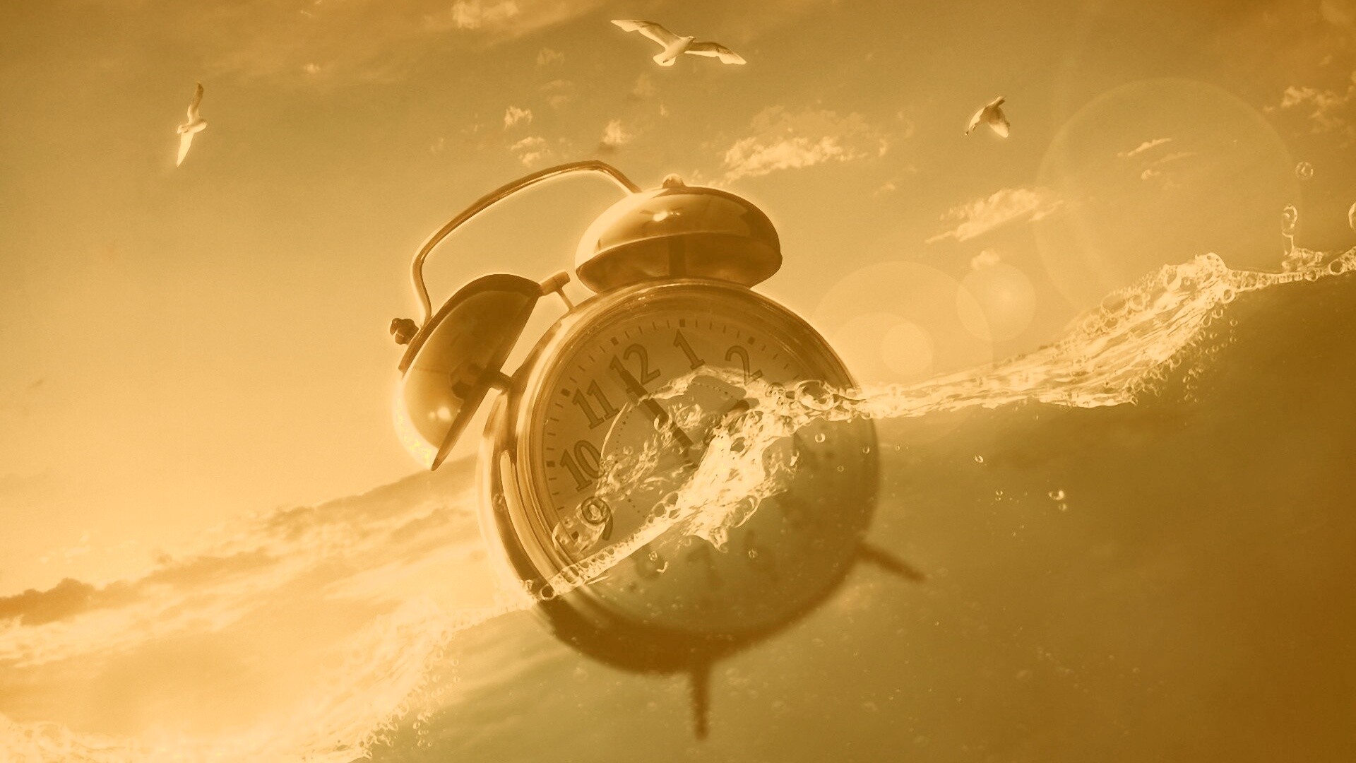 Уплывающее время обои