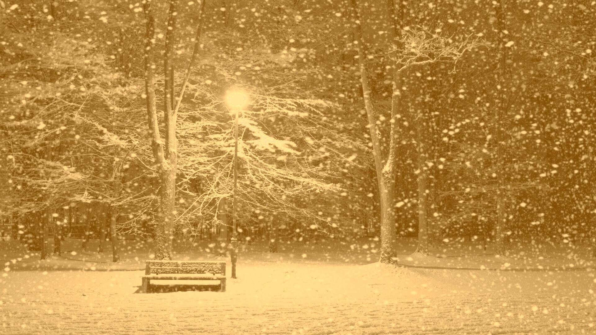 Ночь..улица..фонарь..скамейка.. обои