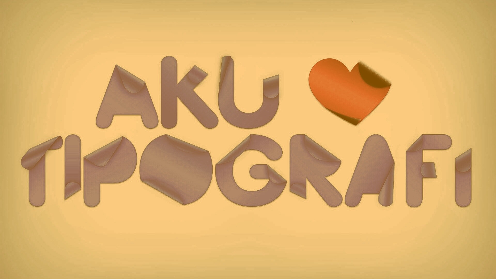 Любовь к типографика обои