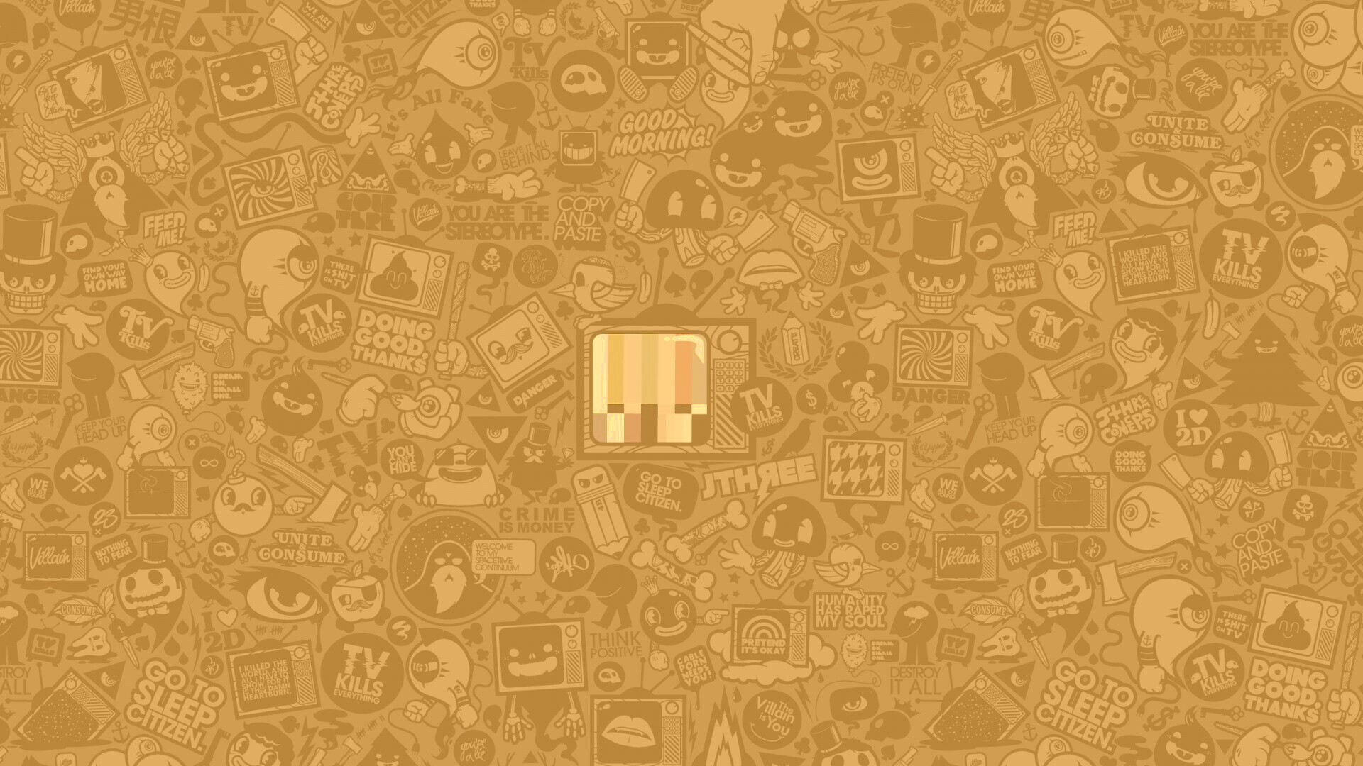 Телевидение убивает всё! обои