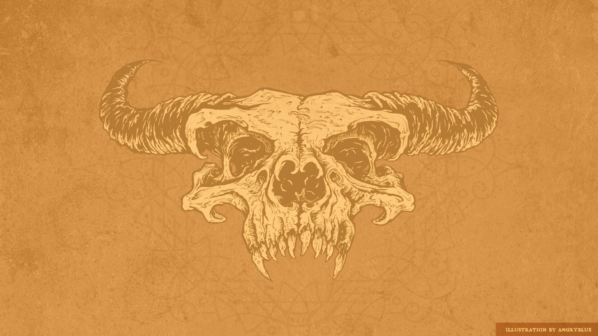 Череп дьявола обои