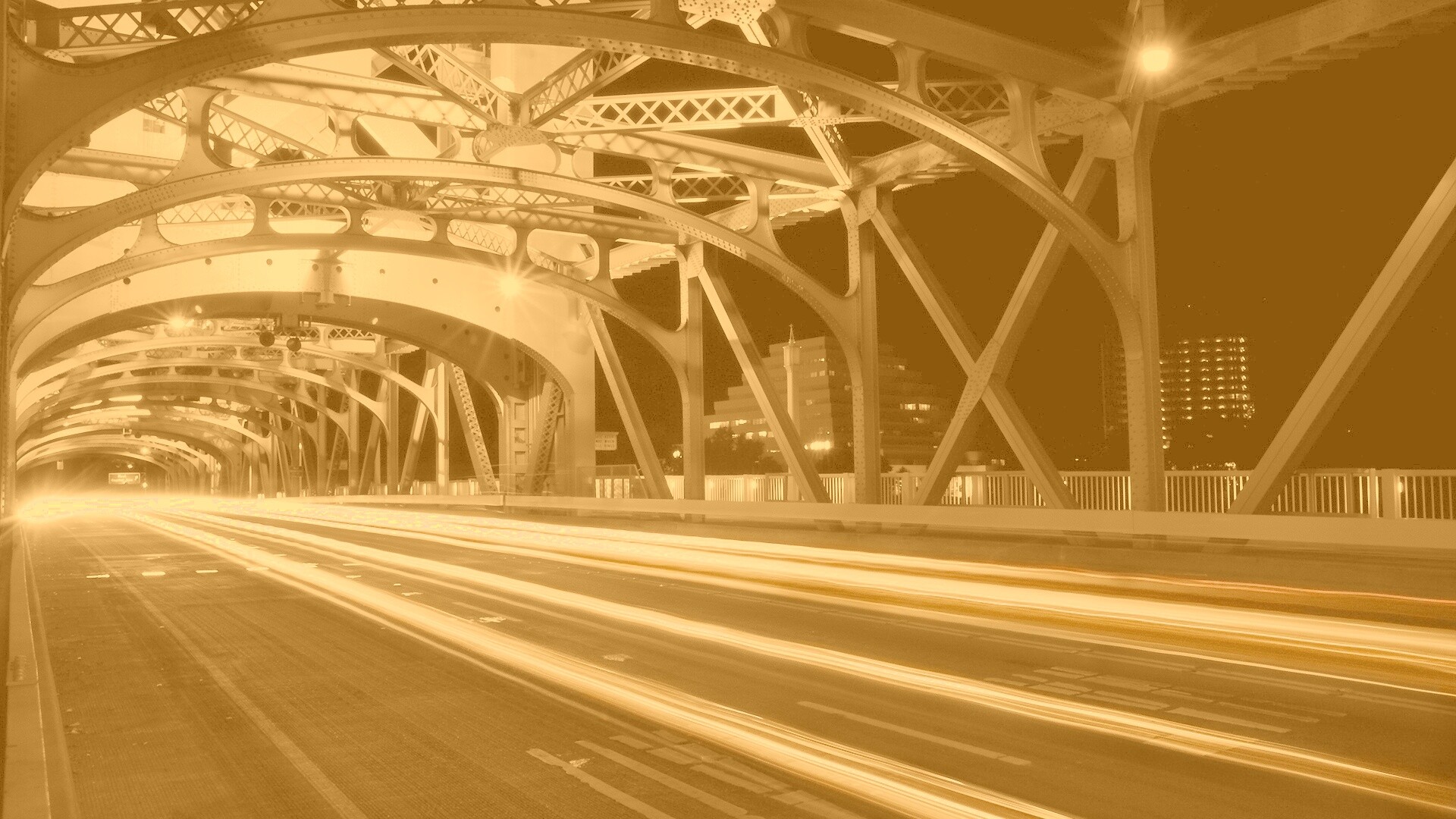 Городской мост в Сакраменто обои