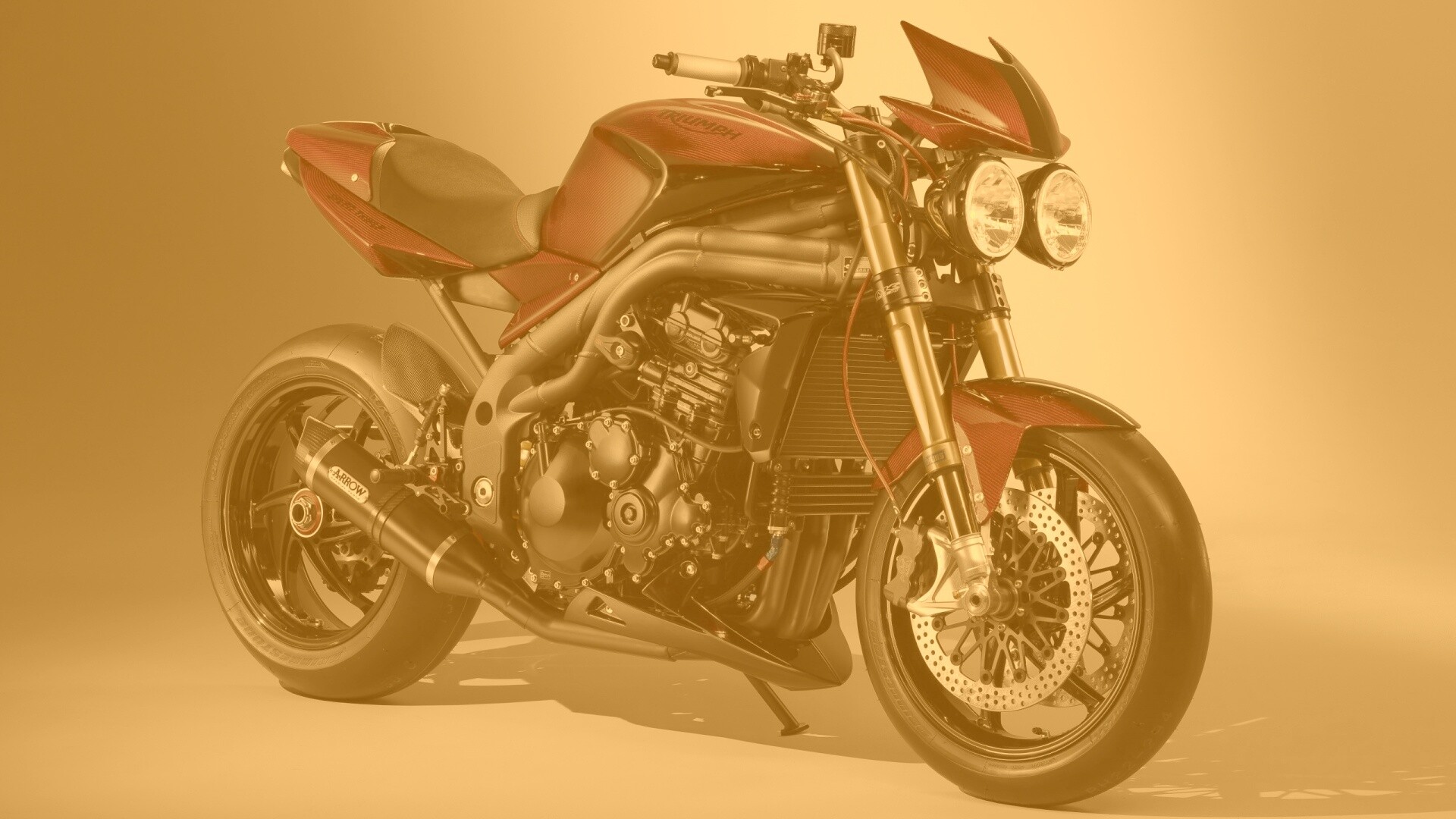 Мотоцикл в фотостудии обои