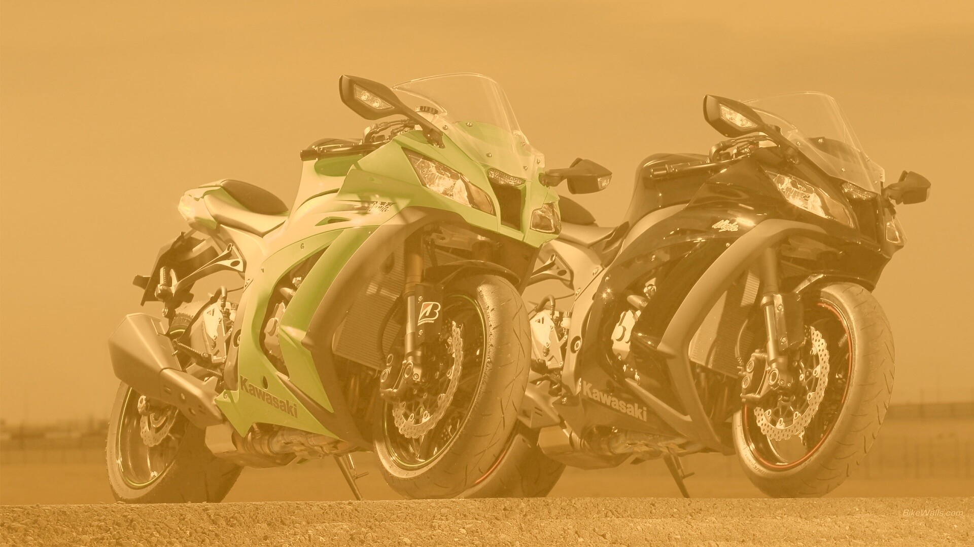 Два Кавасаки обои
