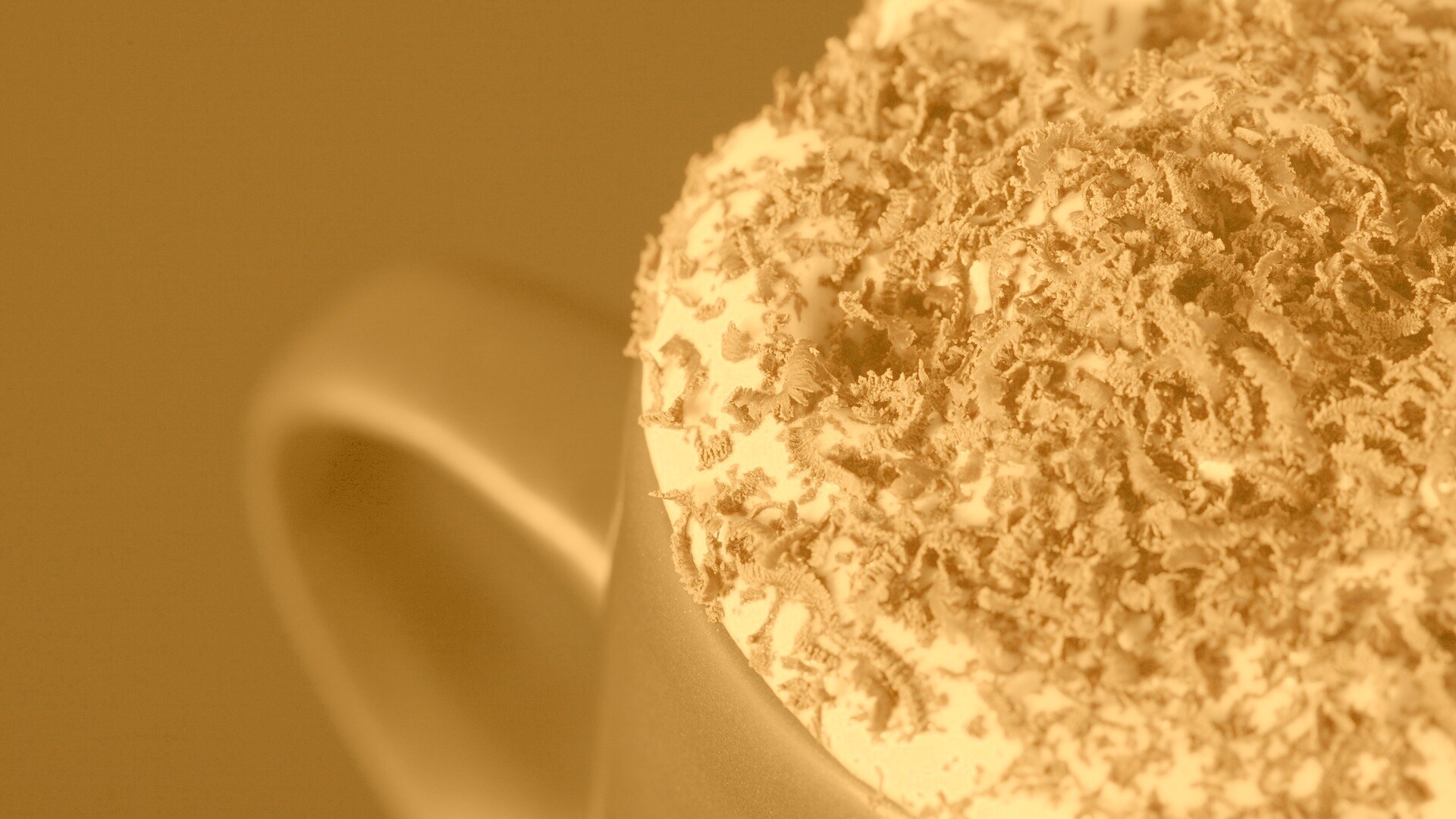 Кофе со сливками и шоколадом обои