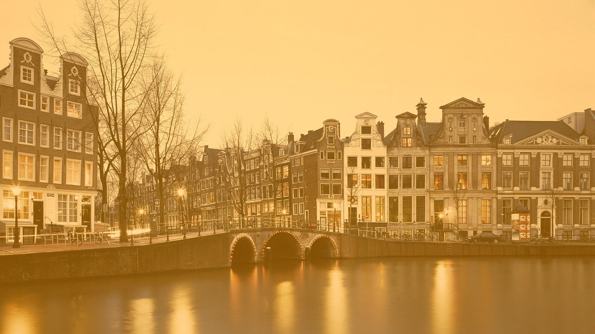 Европейский городок обои