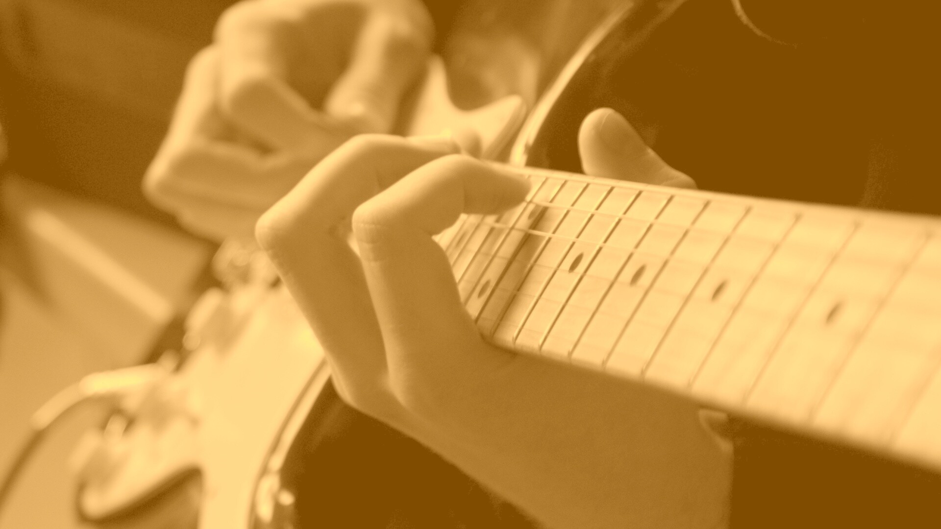 Игра на гитаре обои