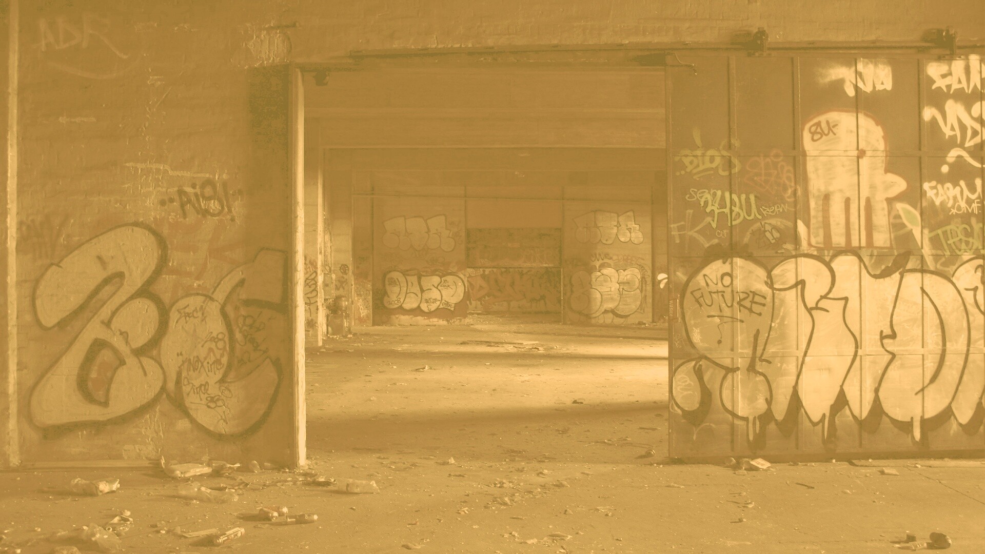 Заброшенное здание обои