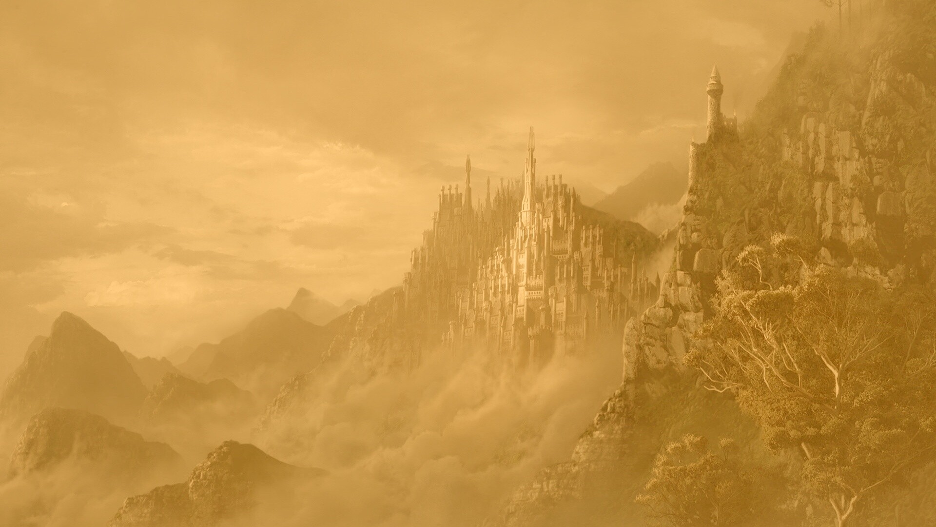 Сказочный город обои