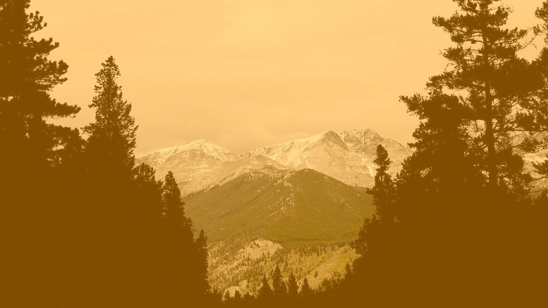 Вид на горы обои