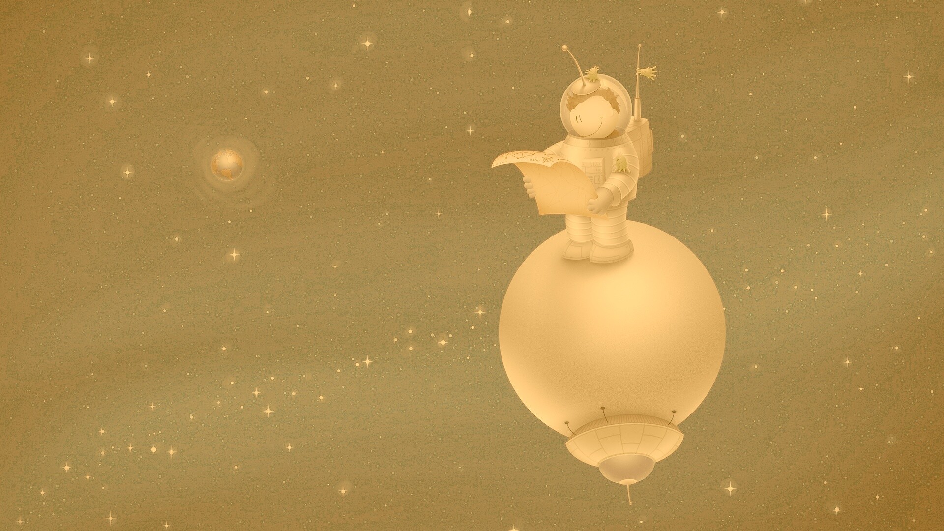 На маленькой планете обои