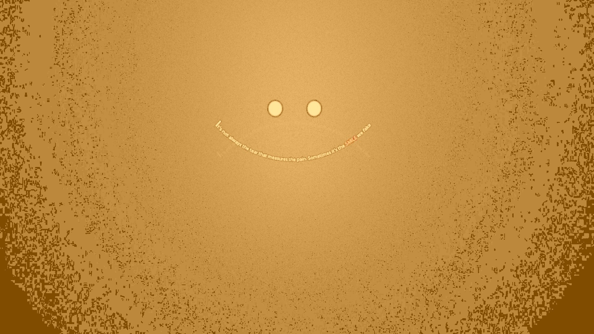 Веселый смайлик обои