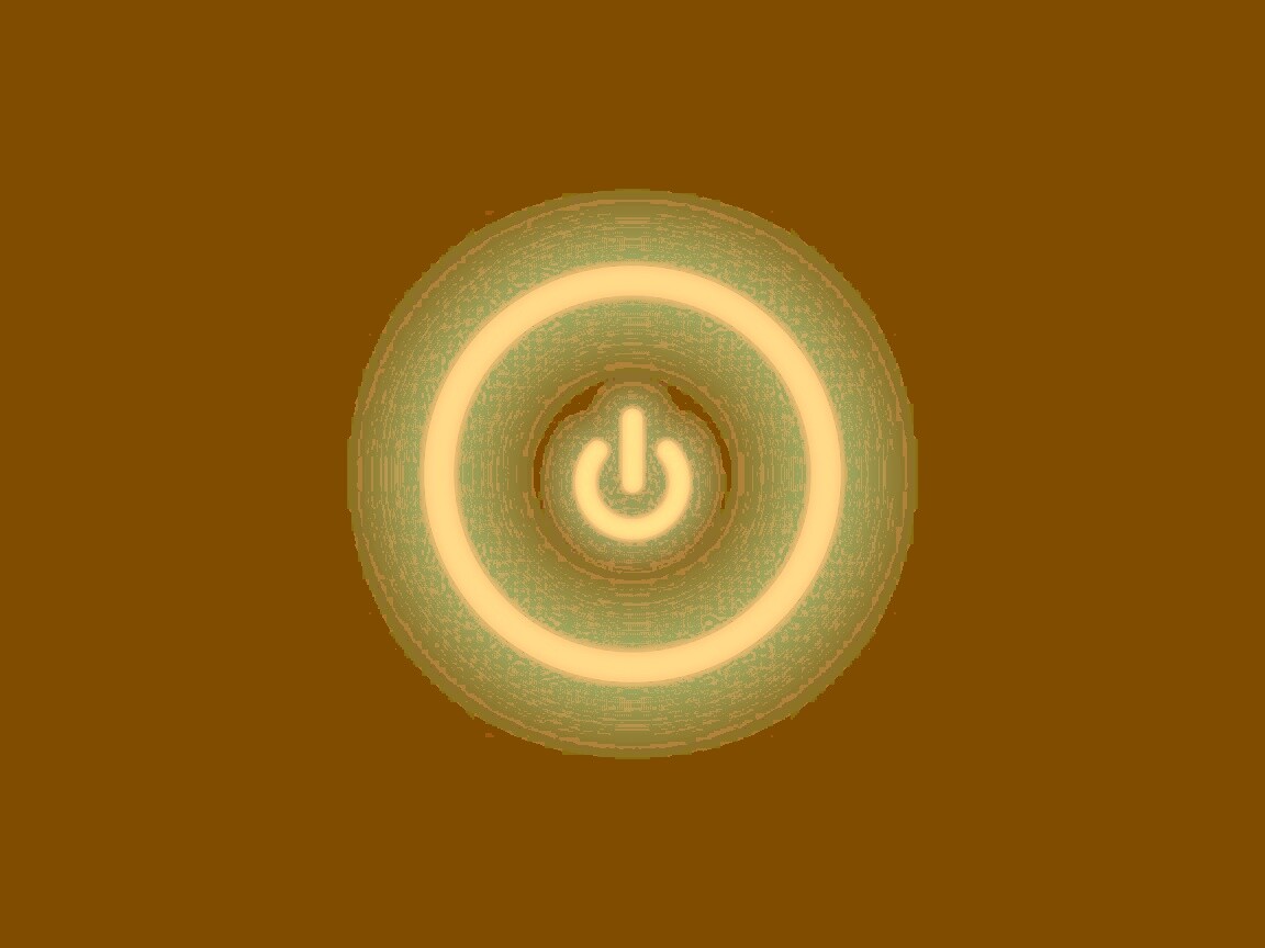 Горящая кнопка запуска обои