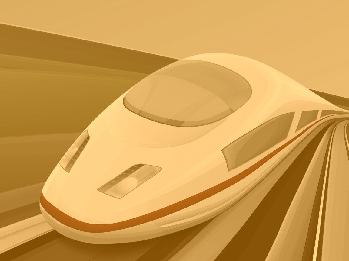 Рисунок поезда обои