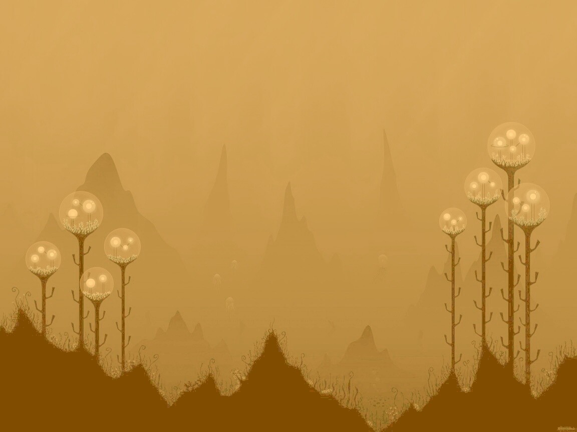 Мрачные горы обои