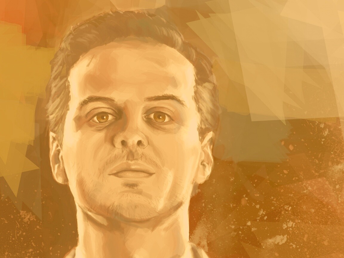 Портрет Джима Мориарти обои