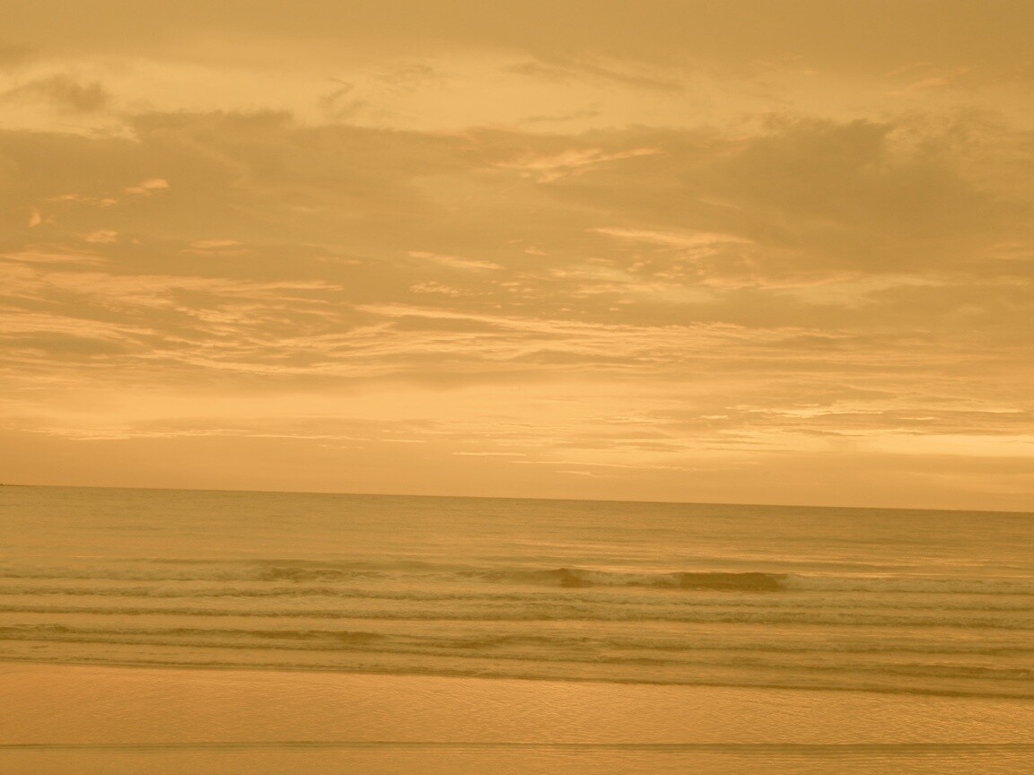 Закат на море обои