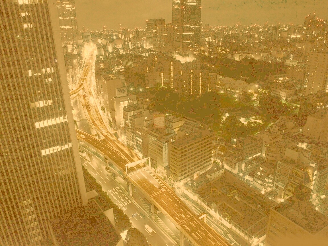 Вид на автостраду обои