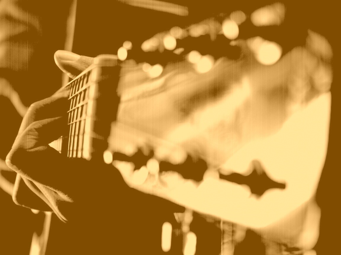Игра на гитаре обои
