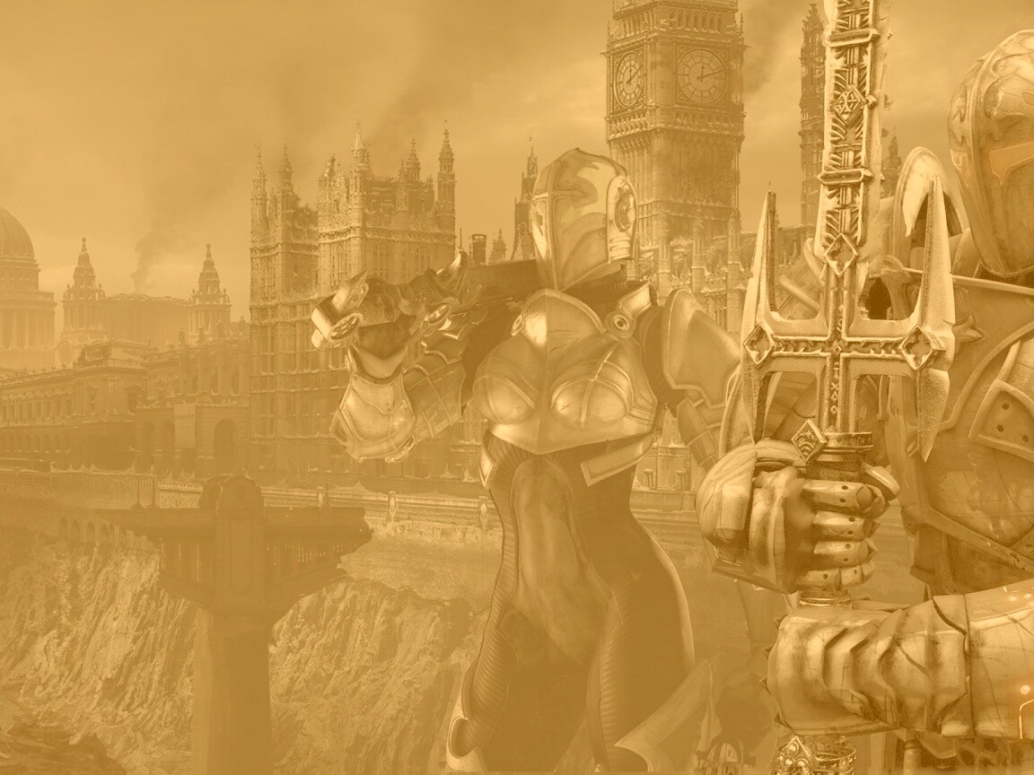 Постапокалиптический Лондон из игры обои