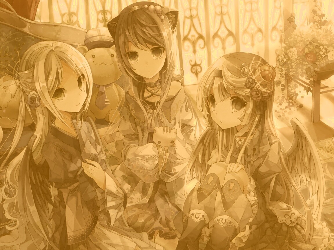 Три лоли обои