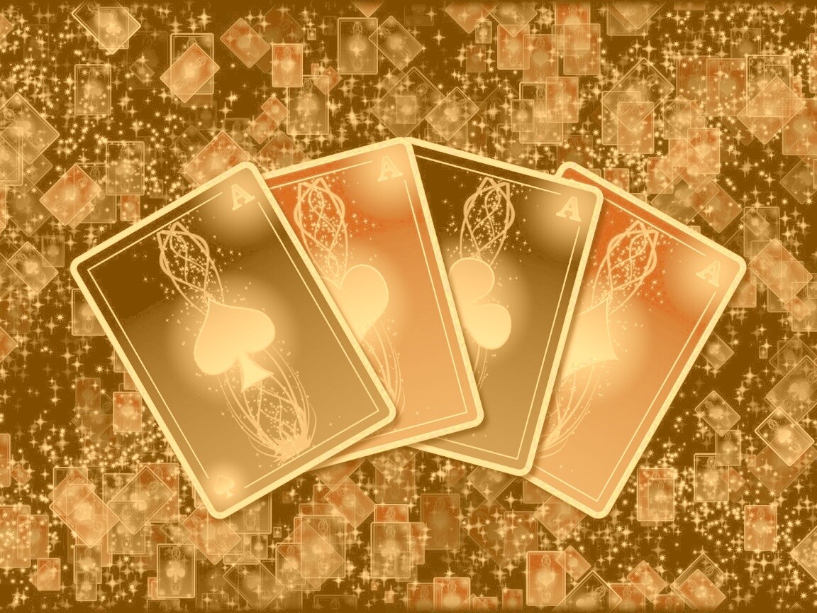 Каре из тузов обои