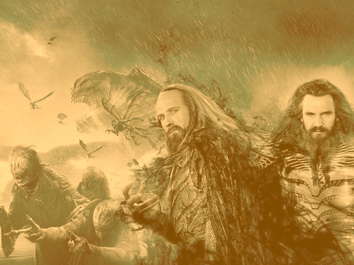 Зевс и Аид из фильма Битва Титанов обои