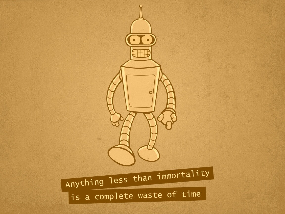 Бендер о смысле жизни обои