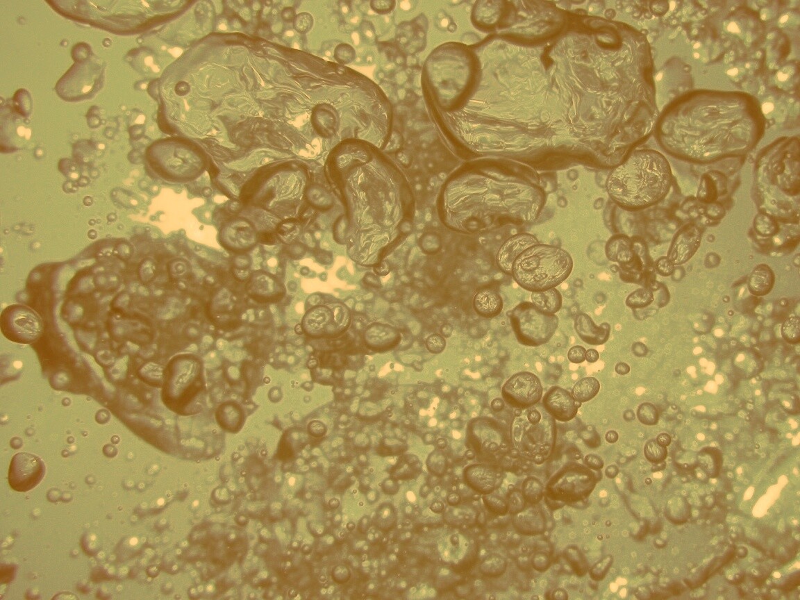 Тёмные пузыри в воде обои