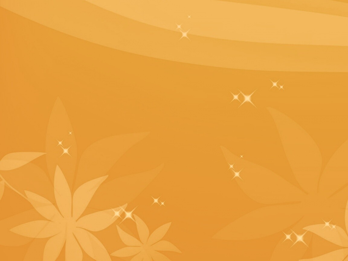 Оранжевый цветочный фон обои