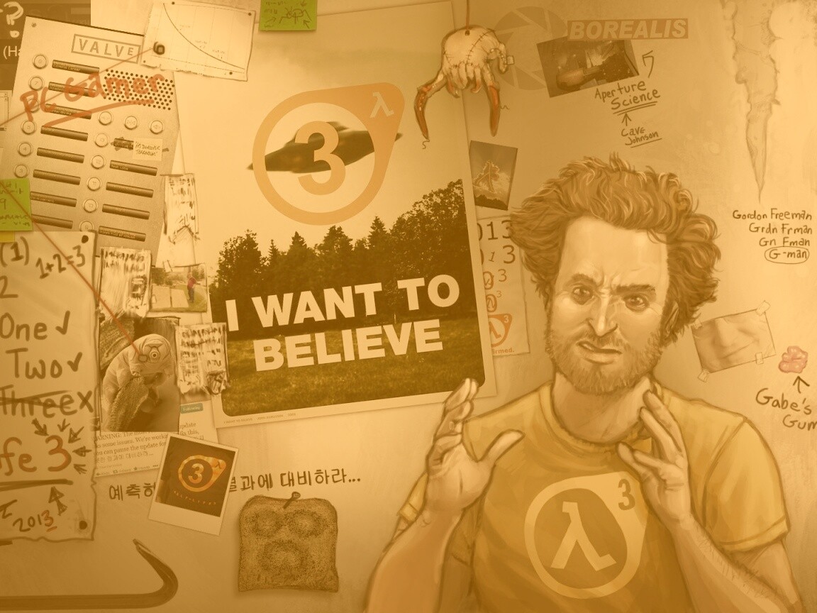Half Life 3 - I want to believe обои