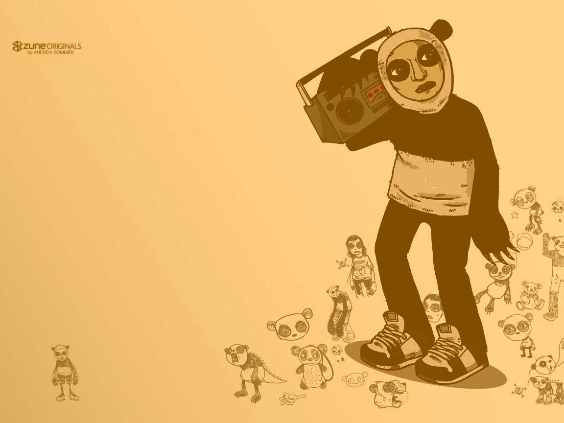 Панда - ньюэйдж обои