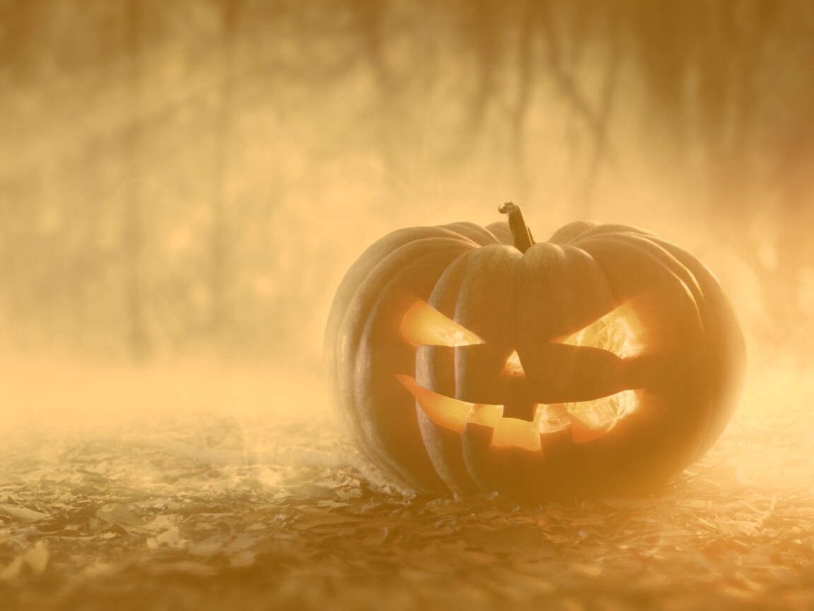 Хэллоуинская тыква обои