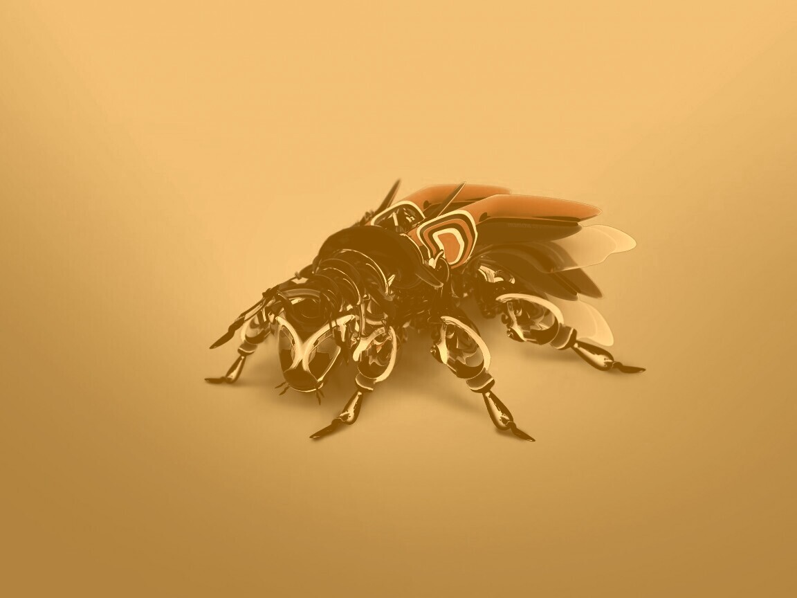 Кибер муха обои