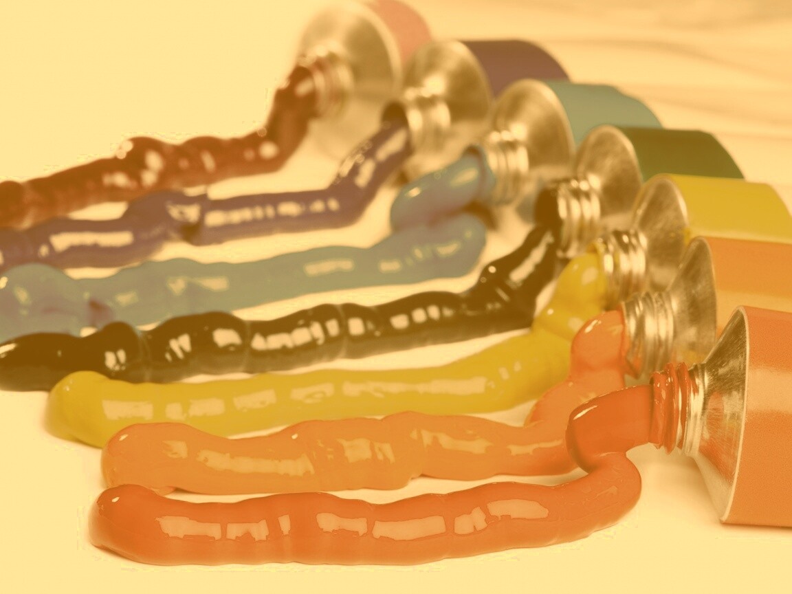 Тюбики с краской обои