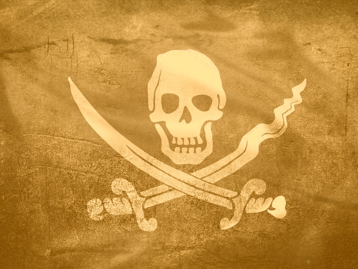 Пиратский флаг обои