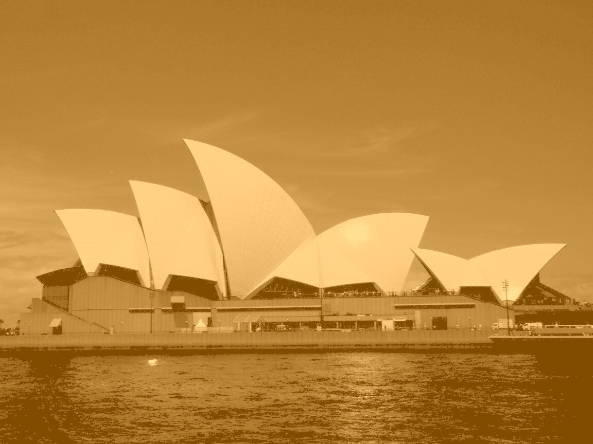Здание оперного театра в Сиднее обои
