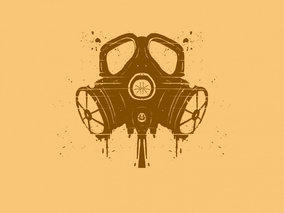 Противогаз обои