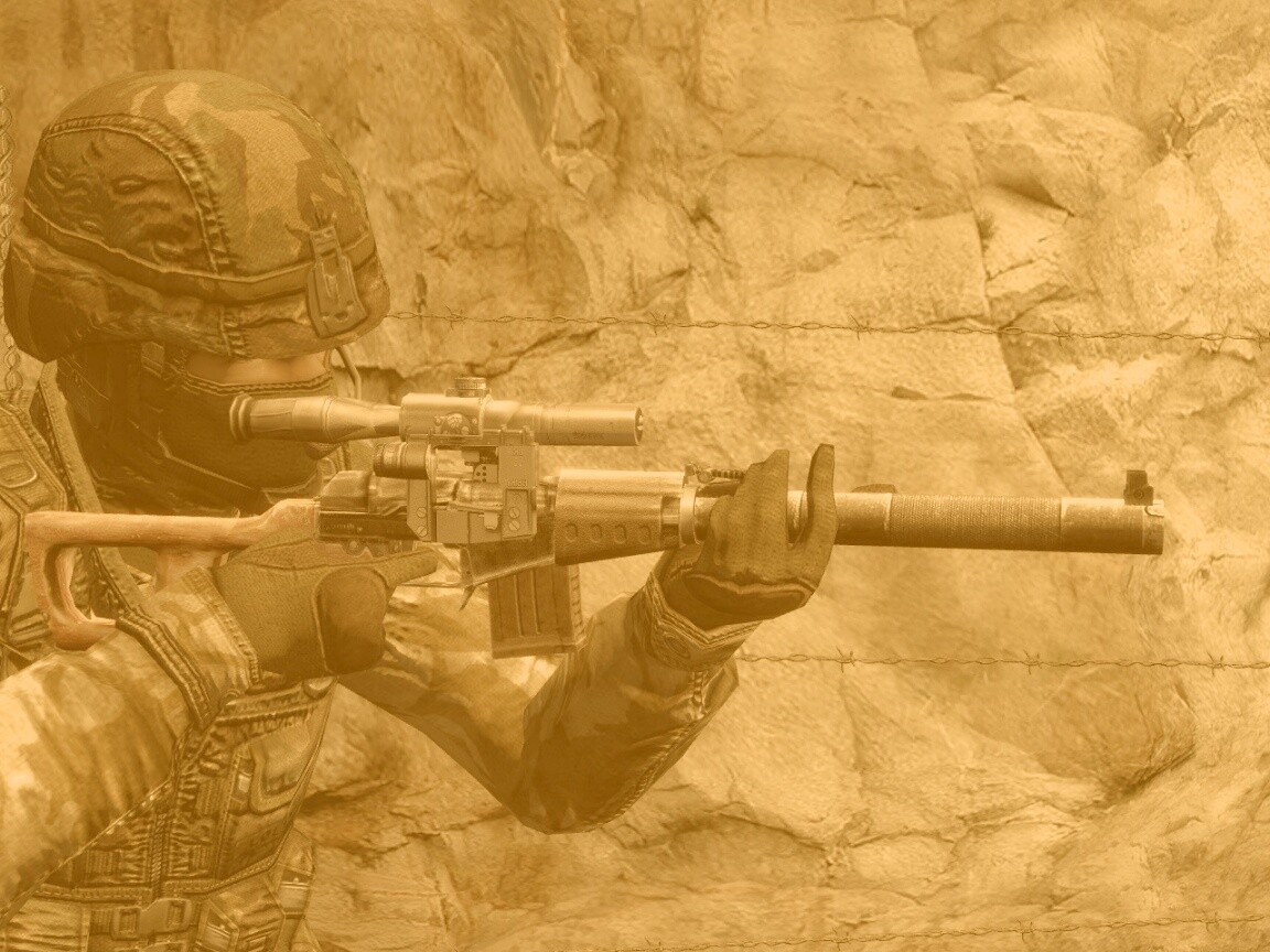 Снайпер из Counter Strike обои