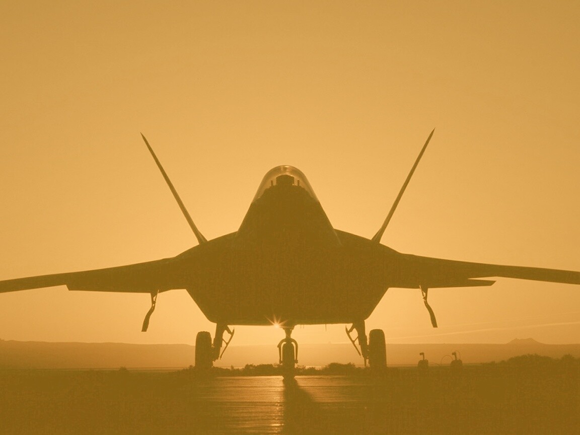 Истребитель F22 обои